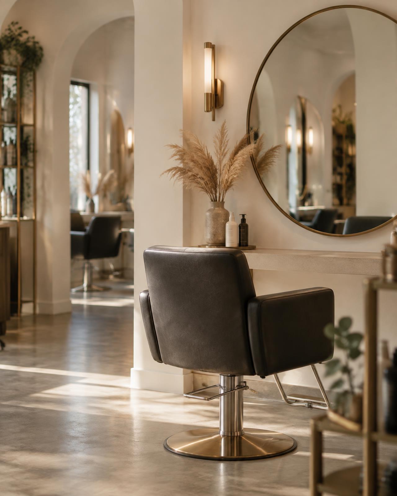 Demo image of a calm salon interior, not Kaizen's premises